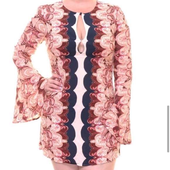 Free People “Ossie Vibes”Bell Sleeve Tunic Dress - Picture 11 of 14